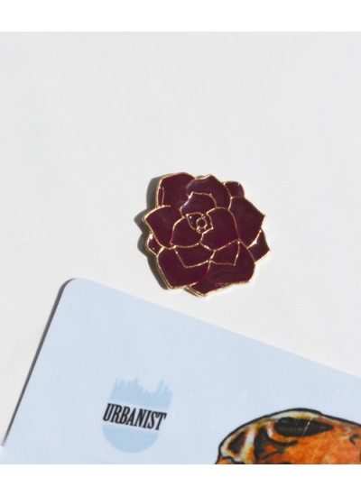 Металевий пін Dark Rose