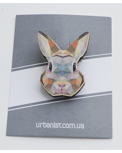 Значок дерев'ний Rabbit
