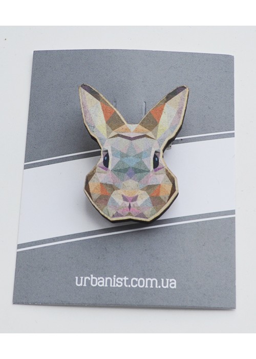 Значок дерев'ний Rabbit