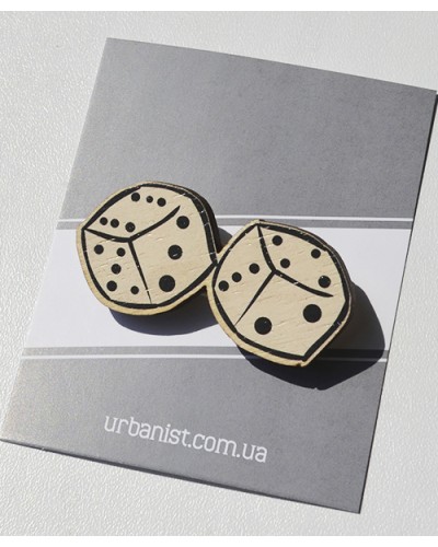 Значок дерев'ний Dice