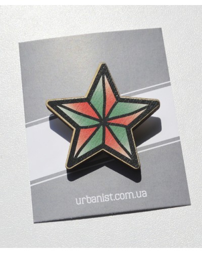 Значок дерев'ний Star