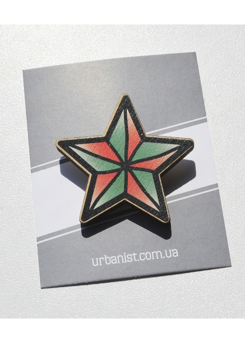 Значок дерев'ний Star