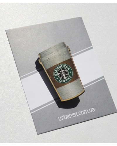 Значок дерев'ний Starbucks