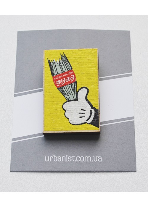 Значок дерев'ний Mickey's Hand